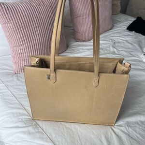 BEIS light beige shoulder bag